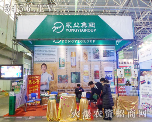 永業(yè)集團在展會上為客戶耐心講解