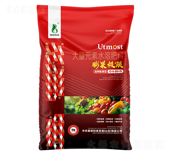 高鉀膨果型大量元素水溶肥料12-5-35+TE-膨果極限-中農(nóng)奧邦